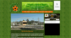 Desktop Screenshot of futebolmundodosesportes.com.br